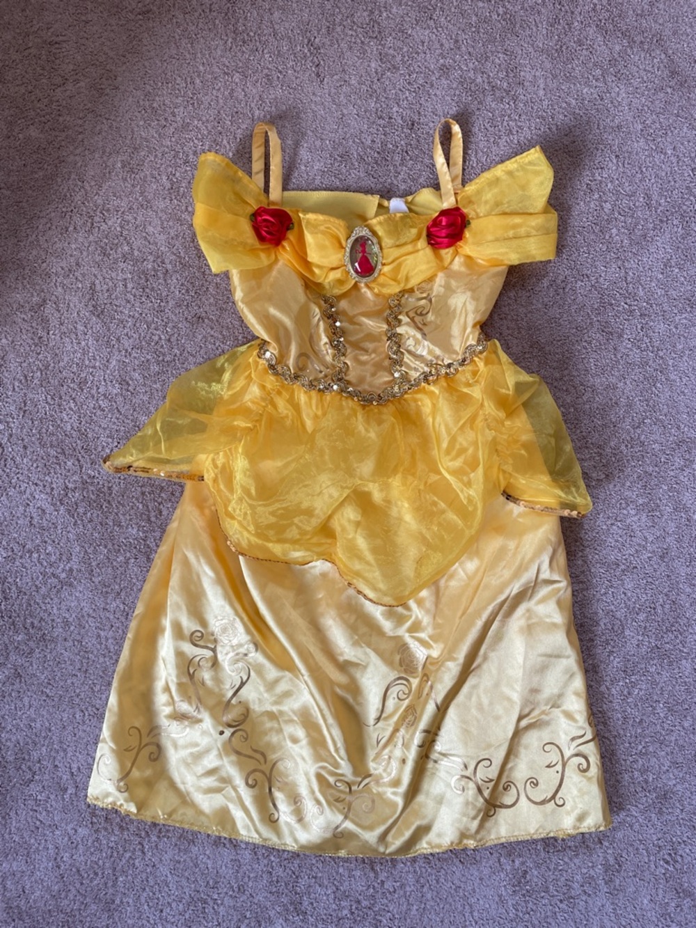 Yellow Belle Disney Princess Dress Costume for Kids